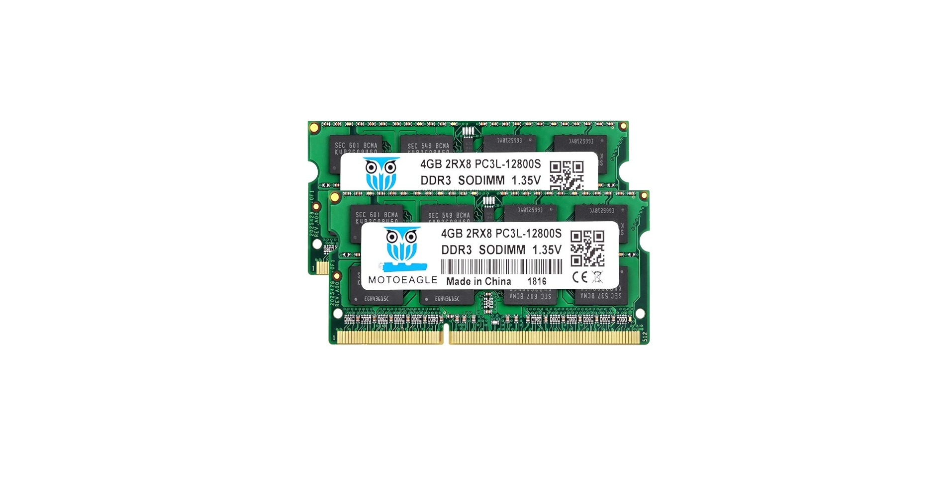 DDR3 DDR3L 1600 SODIMM 4GB 2Rx8 PC3 PC3L 12800S 8GB Kit